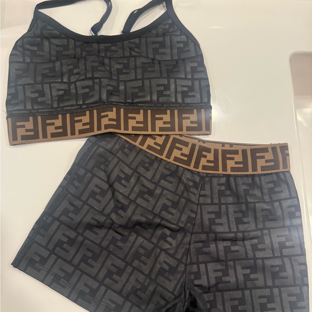 Fendi bra and short Set